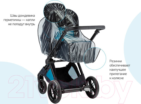 Изображение товара Дождевик для коляски Roxy-Kids RRC-001