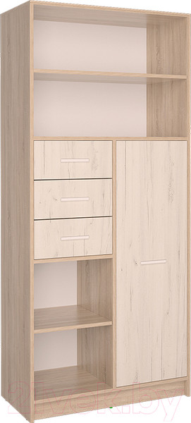 Изображение товара Шкаф Интерлиния СК-021 (дуб сонома/дуб белый)