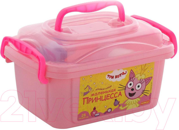 Изображение товара Набор аксессуаров для девочек Полесье Три Кота. Принцессы / 65377 (в контейнере)