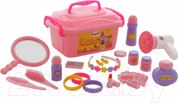 Изображение товара Набор аксессуаров для девочек Полесье Три Кота. Принцессы / 65377 (в контейнере)