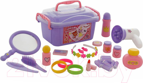 Изображение товара Набор аксессуаров для девочек Полесье Три Кота. Принцессы / 65377 (в контейнере)