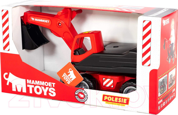 Изображение товара Экскаватор игрушечный Полесье Mammoet Мега колесный / 67593 (в коробке №2)