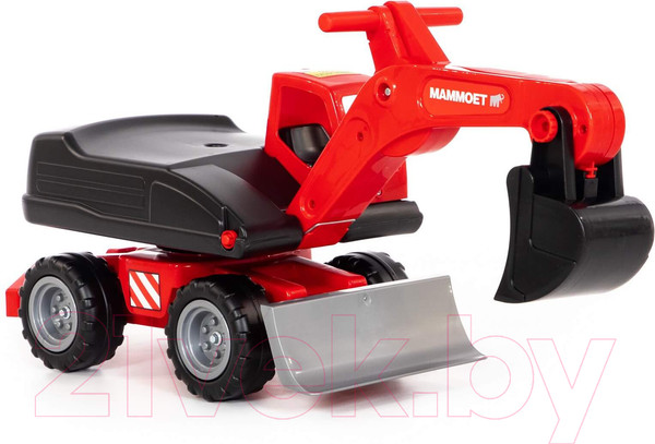 Изображение товара Экскаватор игрушечный Полесье Mammoet Мега колесный / 67593 (в коробке №2)