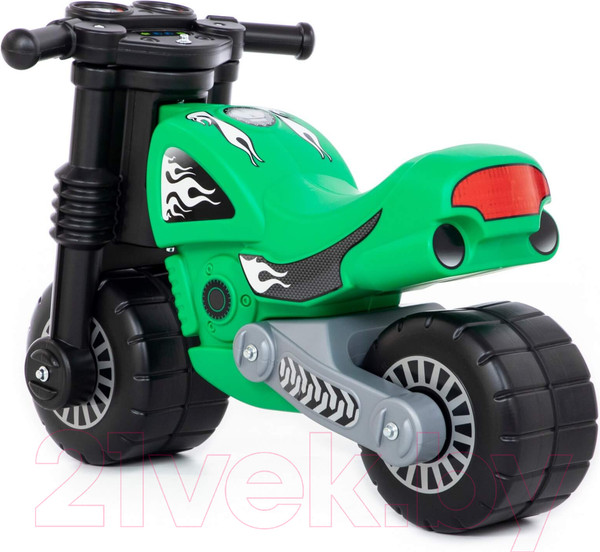 Изображение товара Каталка детская Полесье Мотоцикл Моторбайк / 66282 (зеленый)