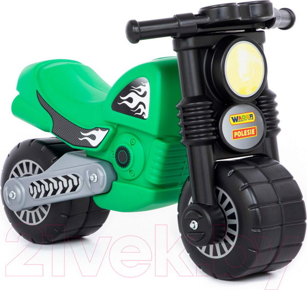 Изображение товара Каталка детская Полесье Мотоцикл Моторбайк / 66282 (зеленый)