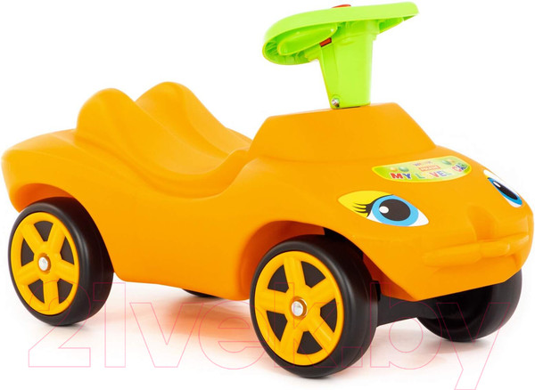 Изображение товара Каталка детская Полесье Мой любимый автомобиль / 66251 (оранжевый)