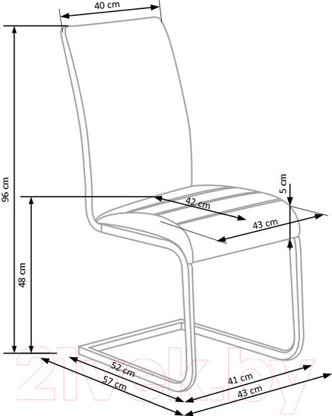 Изображение товара Стул Halmar K108 (белый)