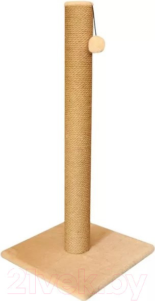 Изображение товара Когтеточка Cat House Столбик 0.9 (джут бежевый)