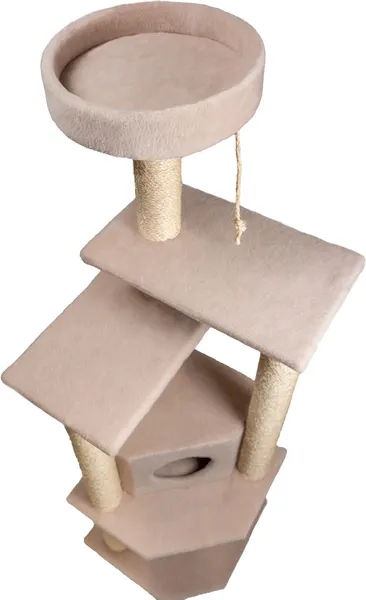 Изображение товара Комплекс для кошек Cat House Торнадо сизаль (бежевый)