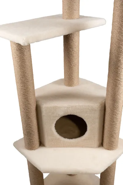 Изображение товара Комплекс для кошек Cat House Торнадо джут (бежевый)