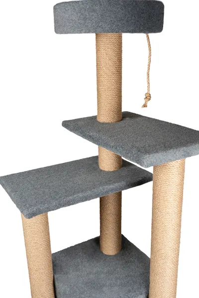 Изображение товара Комплекс для кошек Cat House Торнадо джут (серый)