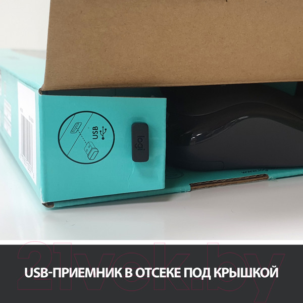 Изображение товара Комплект клавиатура и мышь Logitech MK270 (черный)