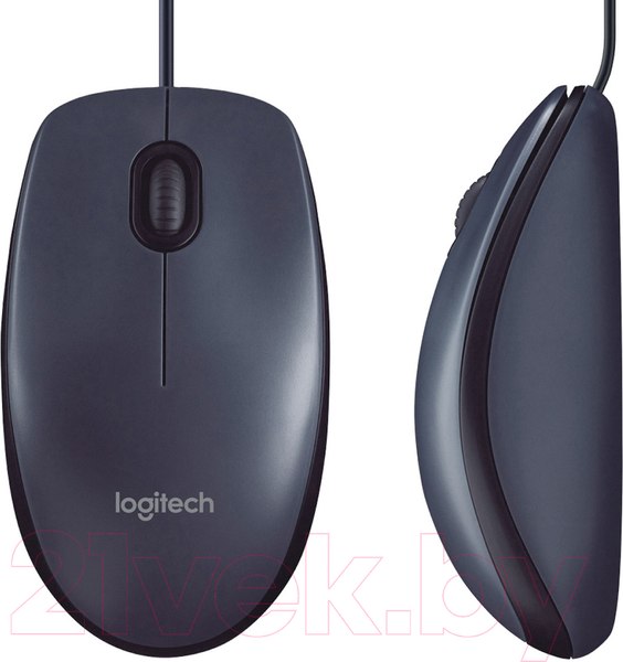 Изображение товара Мышь Logitech B100 / 910-003357 (графитовый)