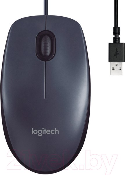 Изображение товара Мышь Logitech B100 / 910-003357 (графитовый)