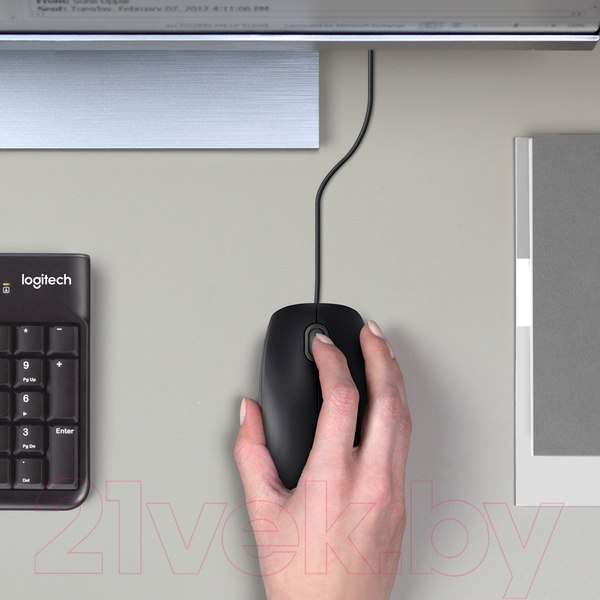Изображение товара Мышь Logitech B100 / 910-003357 (графитовый)