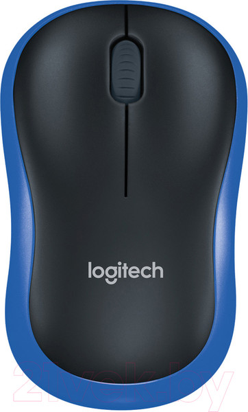 Изображение товара Мышь Logitech M185 910-002239 / 910-002632 (черный/синий)