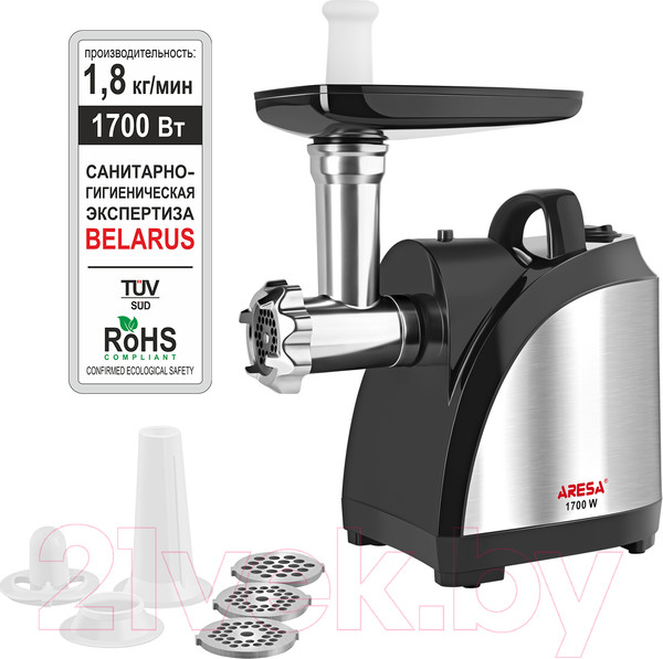 Изображение товара Мясорубка электрическая Aresa AR-2103
