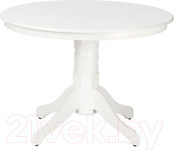 Изображение товара Обеденный стол Halmar Gloster 106x106 (белый)