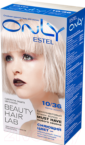Изображение товара Гель-краска для волос Estel Only 10/36 (светлый блондин золотисто-фиол.)