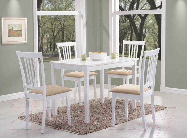 Изображение товара Обеденный стол Signal Fiord 80x60 (белый)