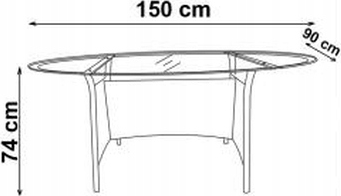 Изображение товара Стол садовый Halmar Master