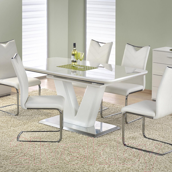 Изображение товара Обеденный стол Halmar Mistral 160-220x90 (белый)