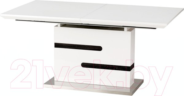 Изображение товара Обеденный стол Halmar Monaco 160-220x90 (белый/серый)