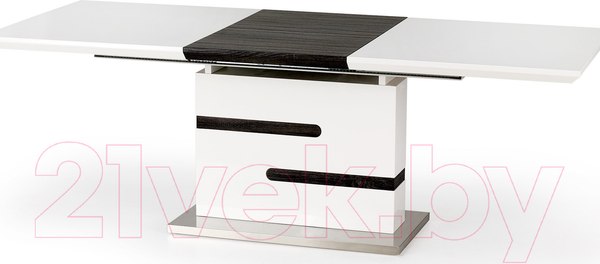 Изображение товара Обеденный стол Halmar Monaco 160-220x90 (белый/серый)