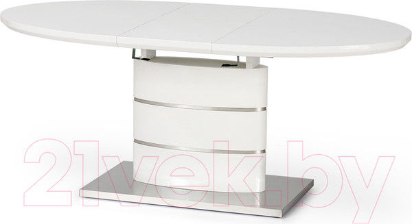 Изображение товара Обеденный стол Halmar Aspen 140-180x90 (белый)