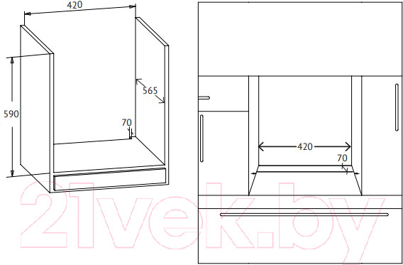 Изображение товара Электрический духовой шкаф Korting OKB 4941 CRB