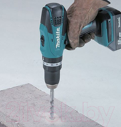 Изображение товара Профессиональная дрель-шуруповерт Makita DHP453SYE