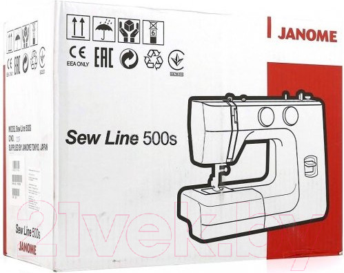 Изображение товара Швейная машина Janome Sew Line 500s (белый)