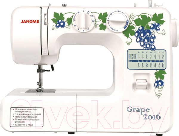 Изображение товара Швейная машина Janome Grape 2016 (белый)