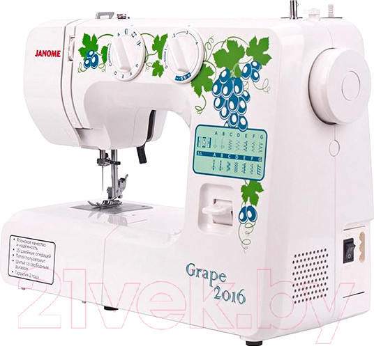 Изображение товара Швейная машина Janome Grape 2016 (белый)