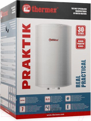 Изображение товара Накопительный водонагреватель Thermex Praktik 30V Slim