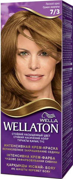 Изображение товара Крем-краска для волос Wellaton 7/3 (лесной орех)