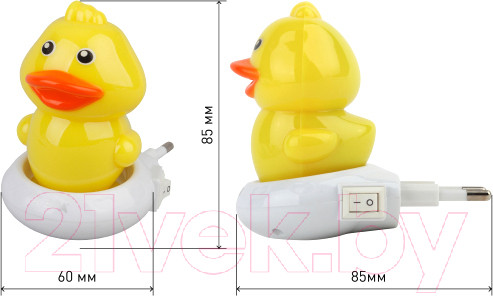 Изображение товара Ночник ЭРА NN-609-SW-Y (желтый)