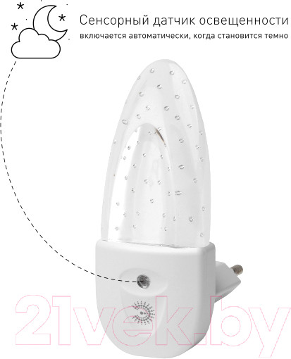 Изображение товара Ночник ЭРА NN-619-LS-W (белый)