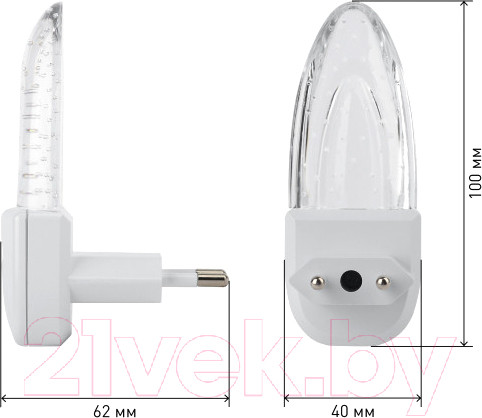 Изображение товара Ночник ЭРА NN-619-LS-W (белый)