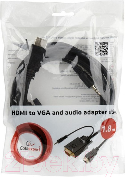 Изображение товара Кабель Cablexpert A-HDMI-VGA-03-10