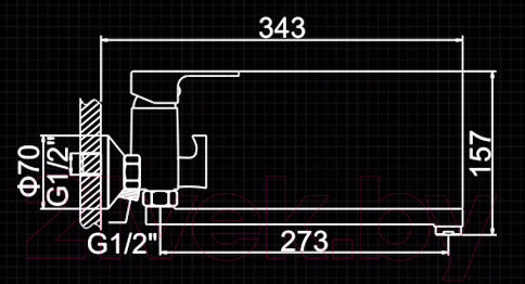 Изображение товара Смеситель Ledeme L2203
