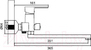 Изображение товара Смеситель Ledeme L2246