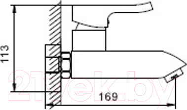 Изображение товара Смеситель Ledeme L3234