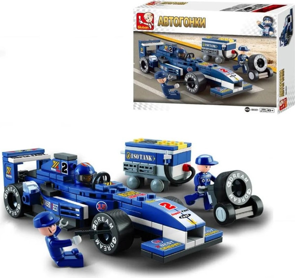 Изображение товара Конструктор Sluban Команда F1 Синяя Молния / M38-B0351