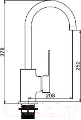 Изображение товара Смеситель Ledeme L4033-2