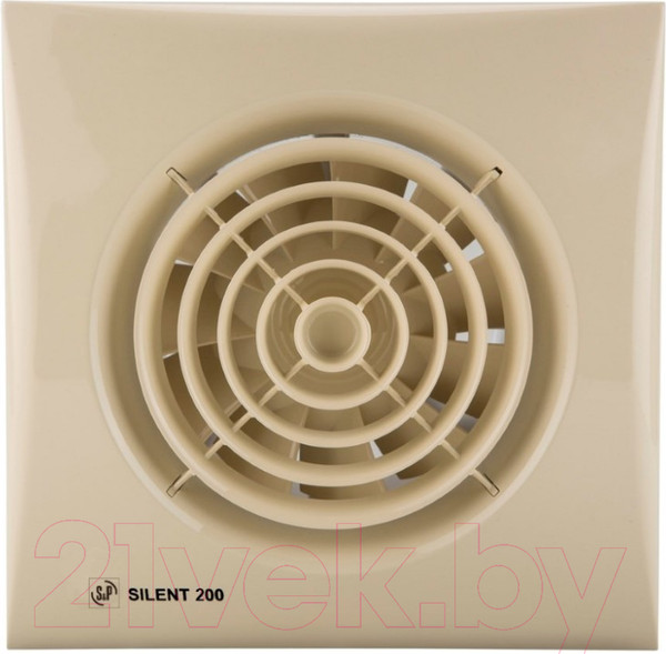 Изображение товара Вентилятор накладной Soler&Palau Silent-200 CZ Ivory / 5210625100