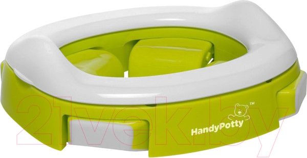 Изображение товара Дорожный горшок ROXY-KIDS HandyPotty дорожный / HP-250GR (лайм)