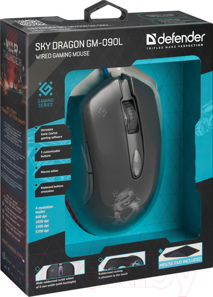 Изображение товара Мышь Defender Sky Dragon GM-090L / 52090