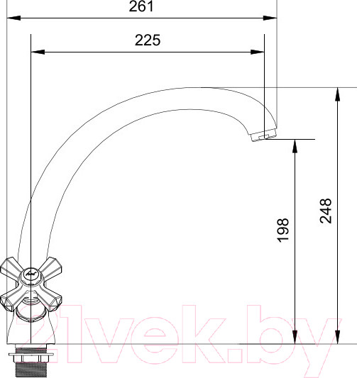Изображение товара Смеситель Ledeme L5990