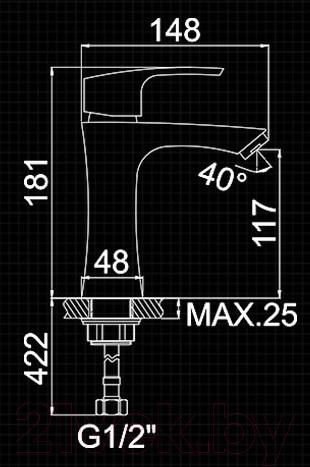 Изображение товара Смеситель Ledeme L71001
